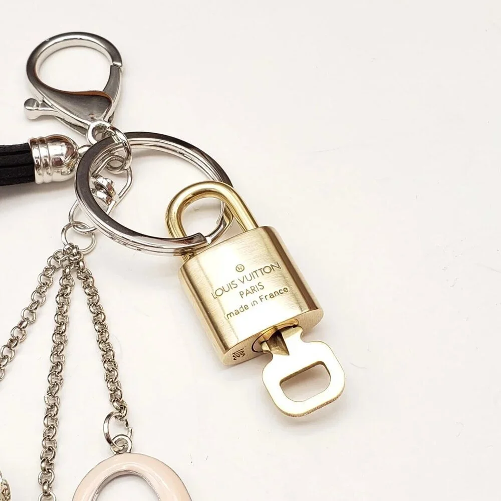 Authentic Louis Vuitton Lock & Key with unbranded Bagcharm, Keycharm, Keychain